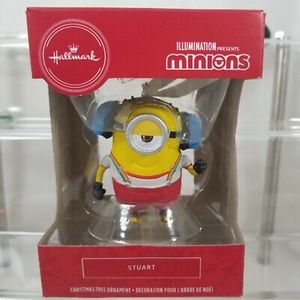 Hallmark Despicable Me Minion Stuart Christmas Tree Ornament NIB